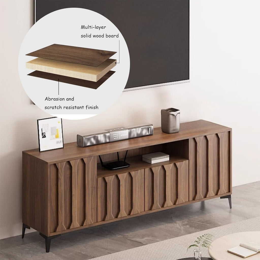 Brown Wooden TV Stand H9973