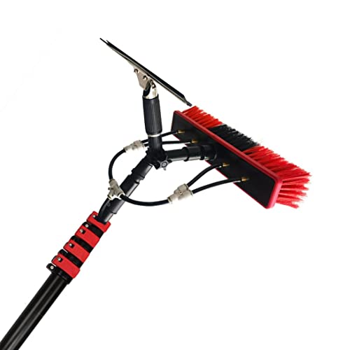 Water Fed Pole 3-in-1 Kit with Scrubber Brush, Spray Washer, Window Squeegee, 7.2M/23.6Ft S369984