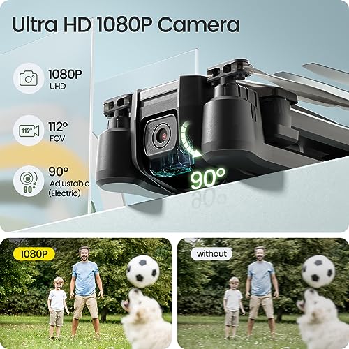 Foldable FPV Drone with 1080P WiFi Camera and Carrying Case J9598