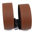 Luxury PU Leather Bar Tape with 2 Reflective Plug Z5549