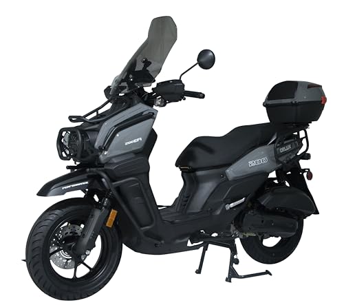 Black 200cc Scooter with 13 inch Wheels O104075