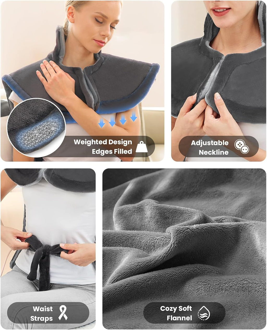 Weighted Electric Heating Pad, 24"x34" J93535