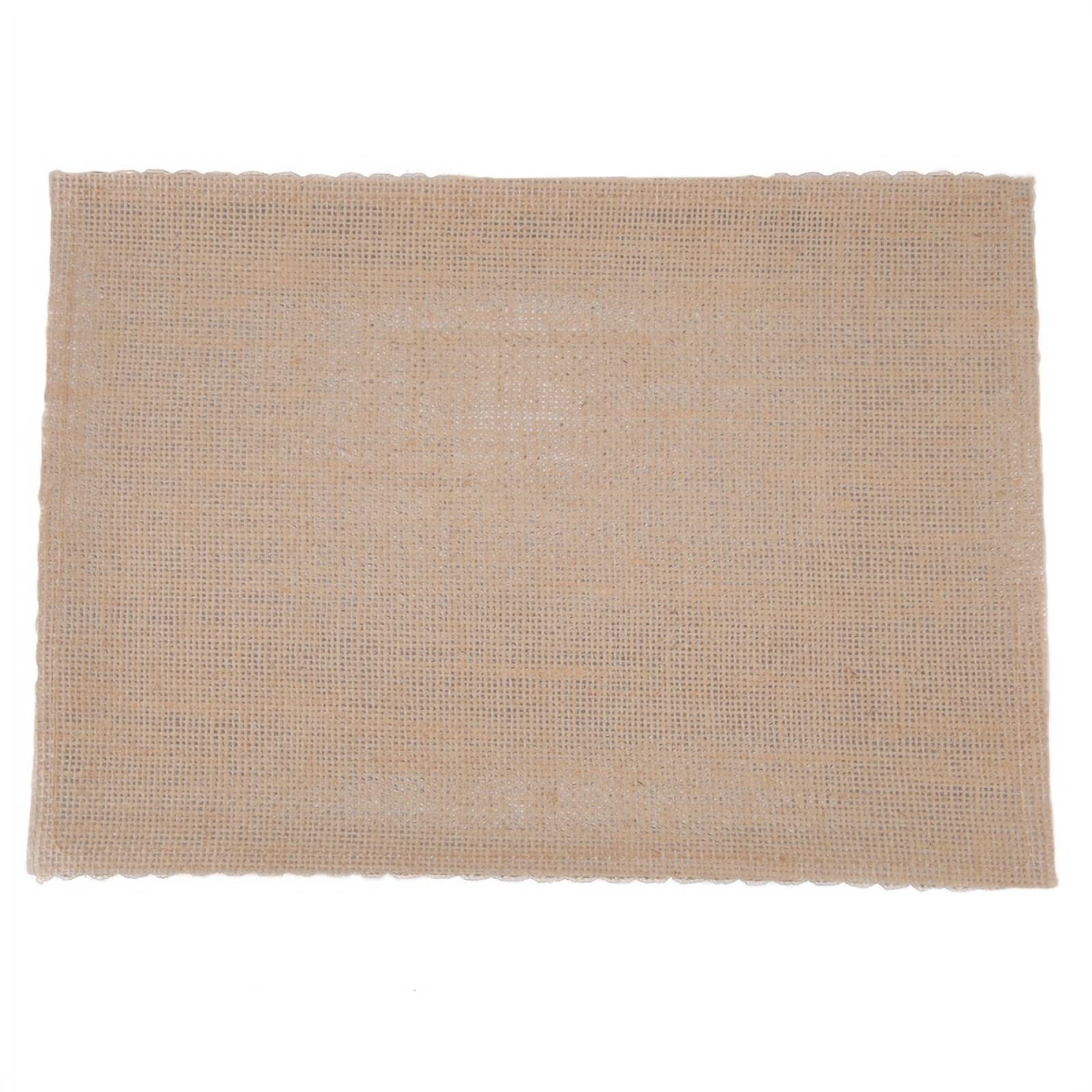 Natural Woven Linen Table Mat Set of 8 I379