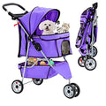 Pink 3 Wheels Pet Stroller D59661