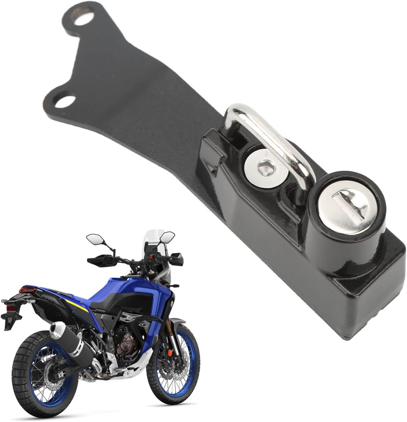 Black Motorcycle Helmet Lock with 2 Keys C55884