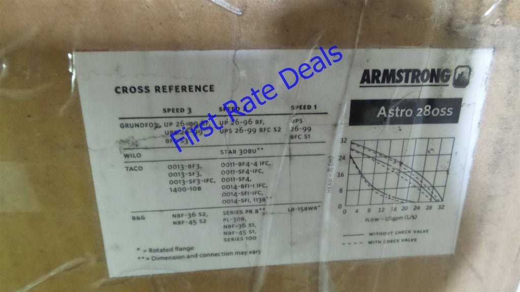 Astro 280SS Circulator Pump, Open, 115V, 5/16 HP T4962