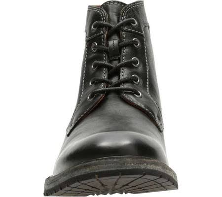 Black Leather Shoes D46154