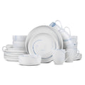 24-Piece Porcelain Blue Dinnerware Set M36264