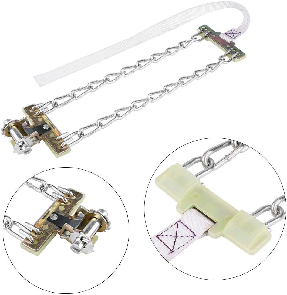 3pcs Tire Anti-skid Steel Chain Pack of 2 N784