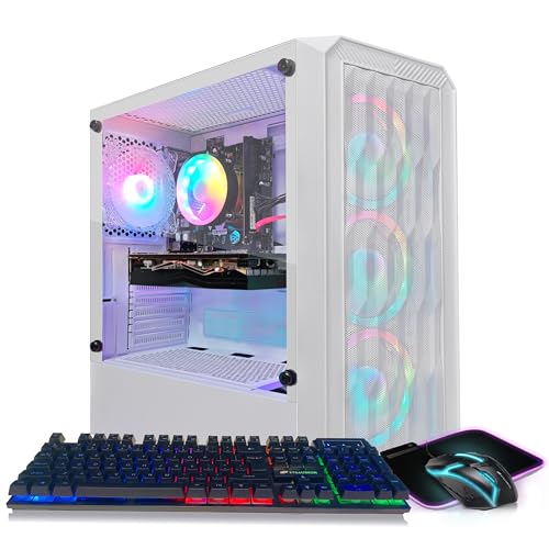 Gaming PC Desktop, GeForce RTX 2060 Super 8G, Intel Core I7 8th up to 4.1GHz, 16G DDR4, 1T SSD, WiFi 6, RGB Fan x6, Windows 11 Home Z997
