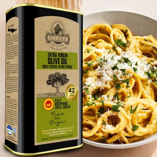 Certified PDO Extra Virgin Olive Oil, Cold Press, 1 Lt Tin (33.8 oz.) D789219