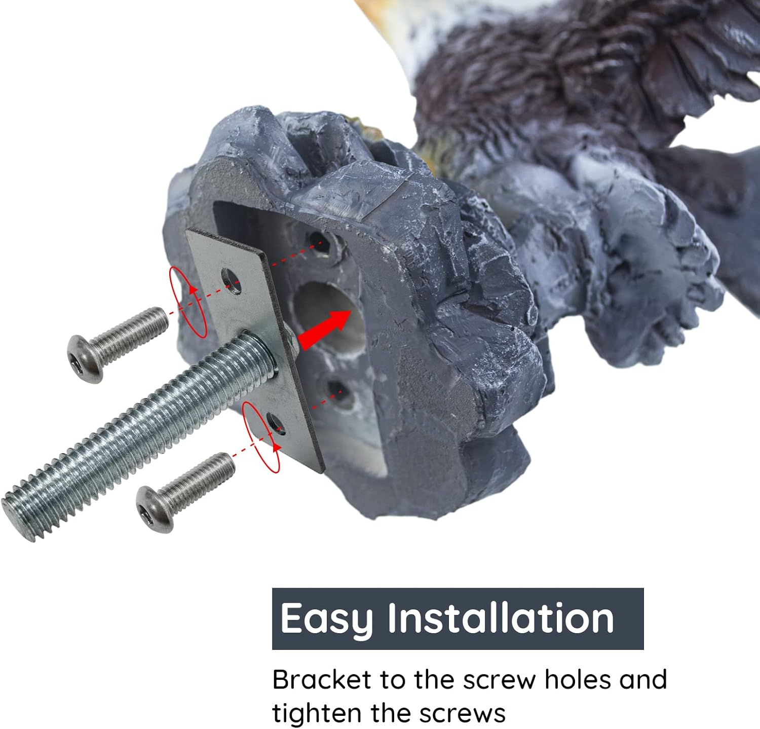 10.62 Inch Eagle Flagpole Topper H441540