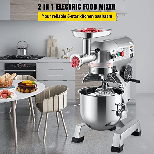 8.5Qt 450W Dual Rotating Dough Kneading Machine with Stainless Steel Bowl X92964