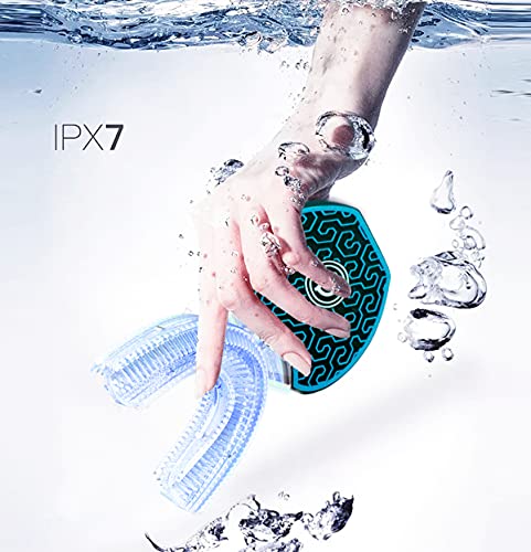 Black Ultrasonic U-Shaped Toothbrush X252860