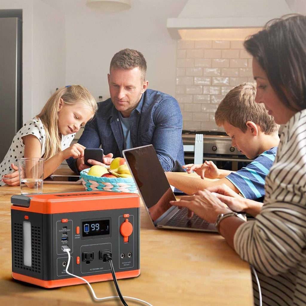 Portable Power Station 296Wh 300w Lithium Battery T174