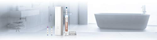 Rose Gold Electric Toothbrush with 4 Brush Heads and Travel Case C803