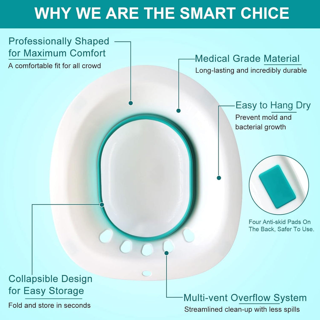 Foldable Sitz Bath for Toilet J69328