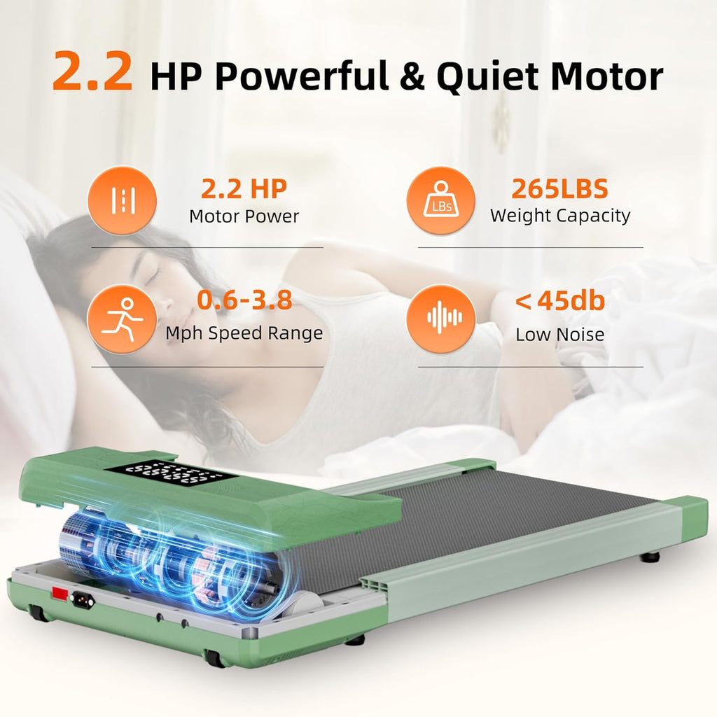 Walking Pad Under Desk Treadmill with LED Display W169373