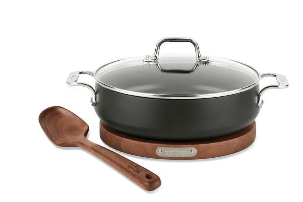 4 quart Hard Anodized Nonstick Cookware with Glass Lid F941