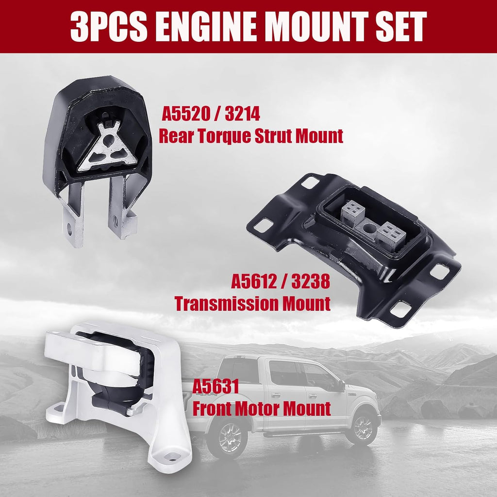 Engine Motor Mount for 2013-2016 Ford Escape 2.0L & 2013-2019 Ford Escape 2.5L F36180