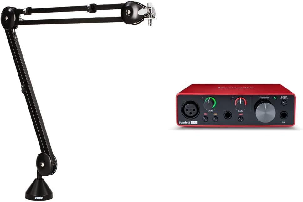 Rode PSA1 & Focusrite Scarlett Solo 3rd Gen USB Audio Interface O71115