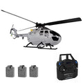 RC Helicopter with 6-axis Gyro Stabilization Altitude Hold 3 Batteries H216