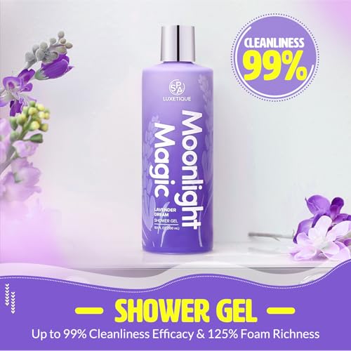 3 Pcs Lavender Body Spray Gift Set with Shower Gel, Body Cream, Body Mist H66911