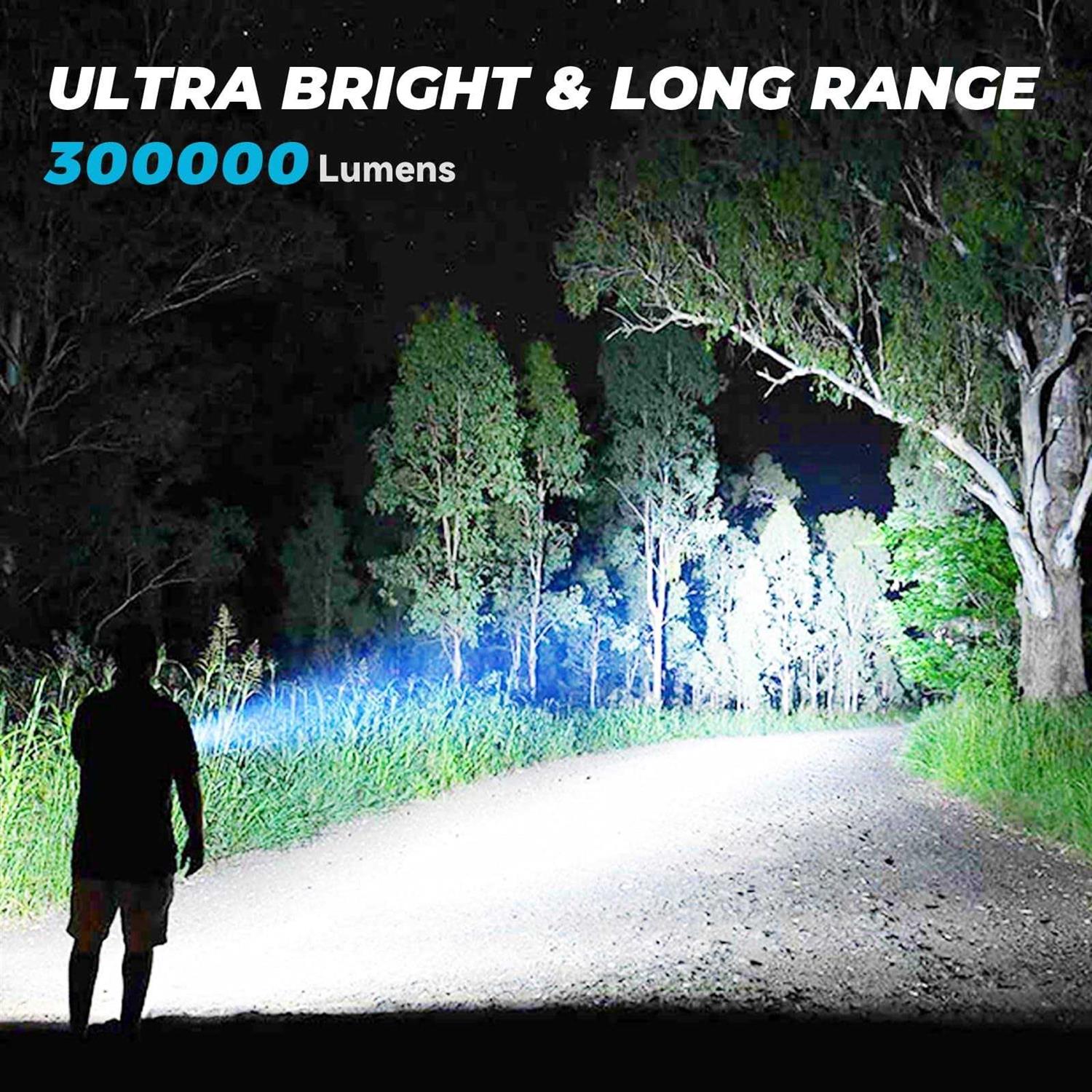 120000 Lumen Rechargeable LED Flashlight U1229