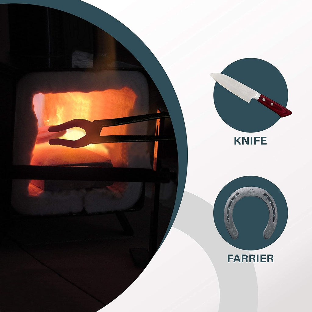 Single Burner Propane Gas Forge with Stand R161