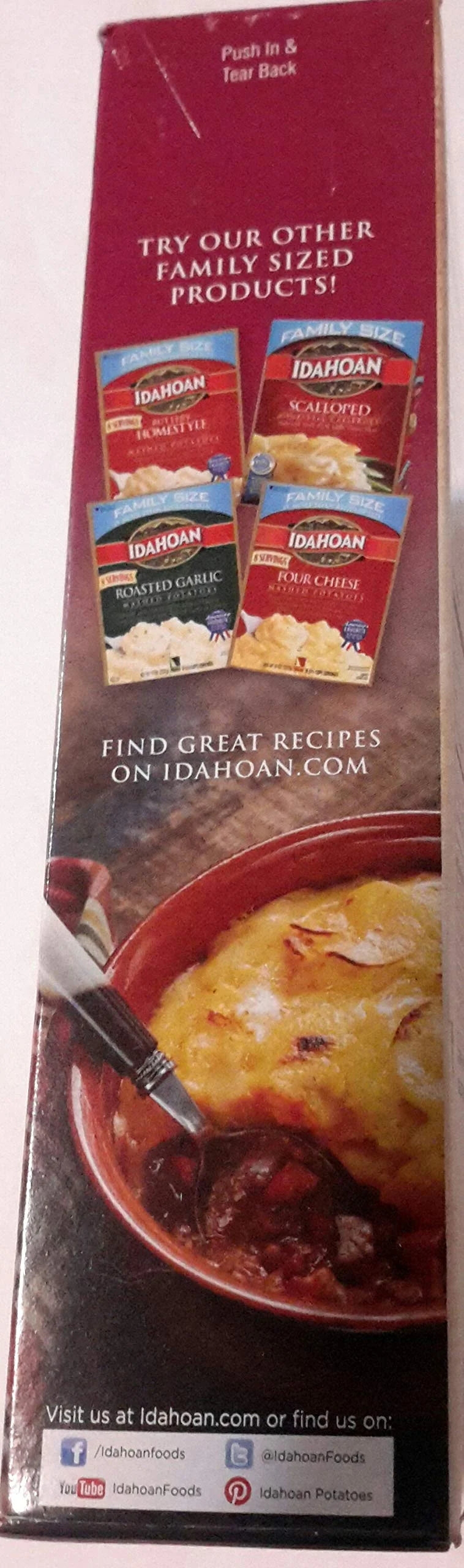 Au Gratin Casserole Family Size (Pack of 10) K12721