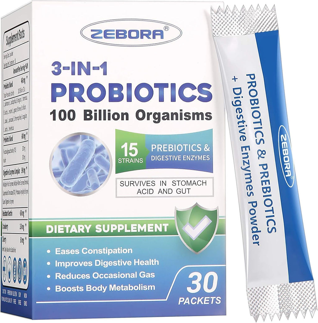 100 Billion Plus Probiotics with Digestive Enzymes & Prebiotics Q83713