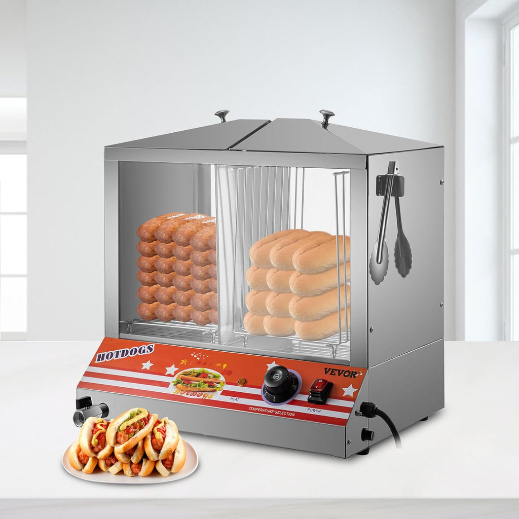 36L Stainless Steel Hot Dog Steamer I774