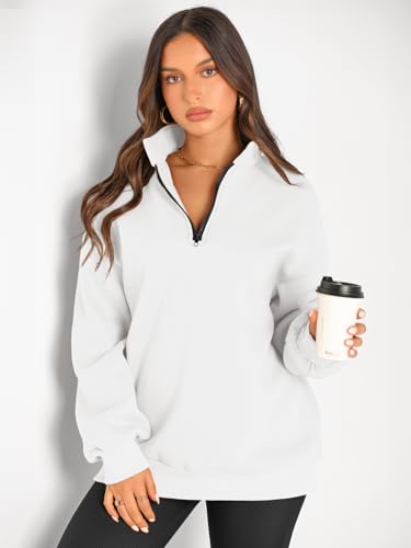 Oversized Half Zip Hoodie Q857363