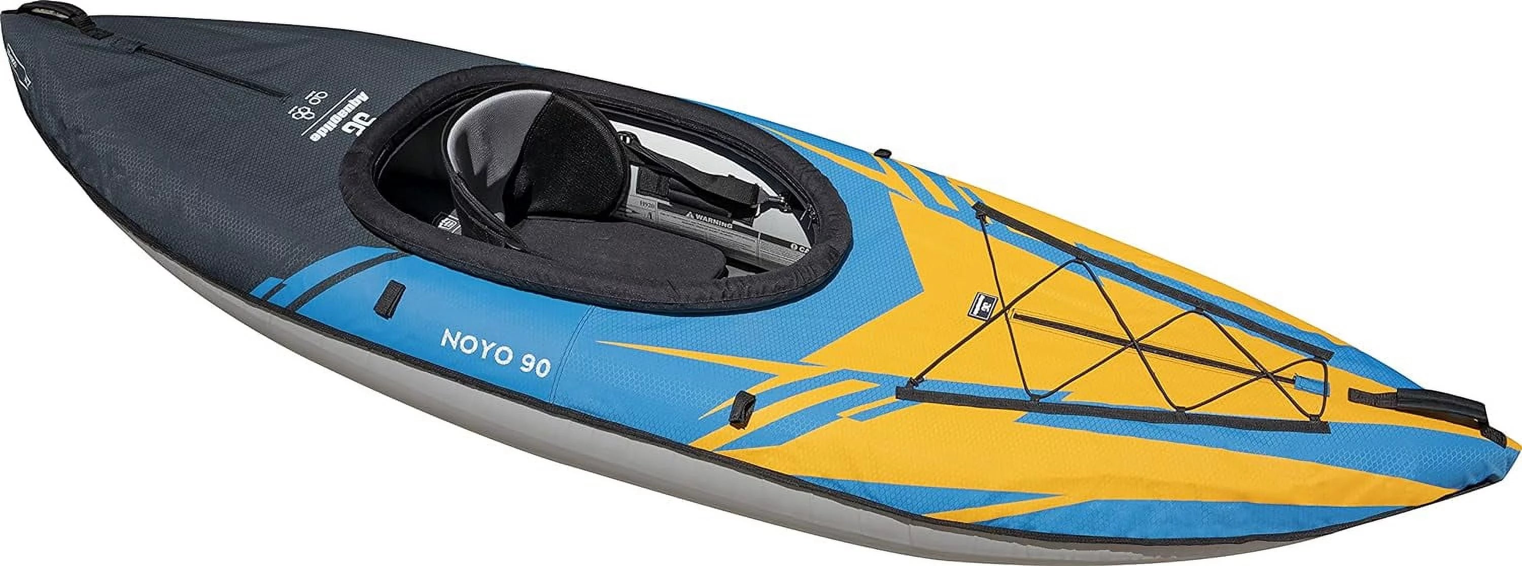Open Box Inflatable Kayak 1 Person Touring Kayak with Cover B929001