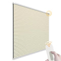 Grey Motorized Cellular Blackout Window Blinds Q10911