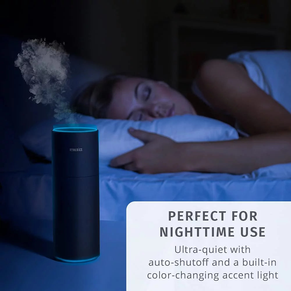 Portable Ultrasonic Humidifier, Cordless, Black D708268