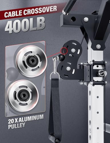 All-in-One Home Gym Smith Machine with Aluminum Pulley Set J39026