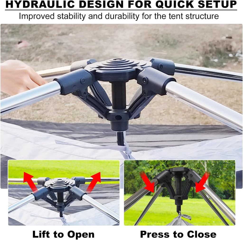 Waterproof Double Layer Car Tailgate Tent, 10' W X 10' L X 7.5' H X158402