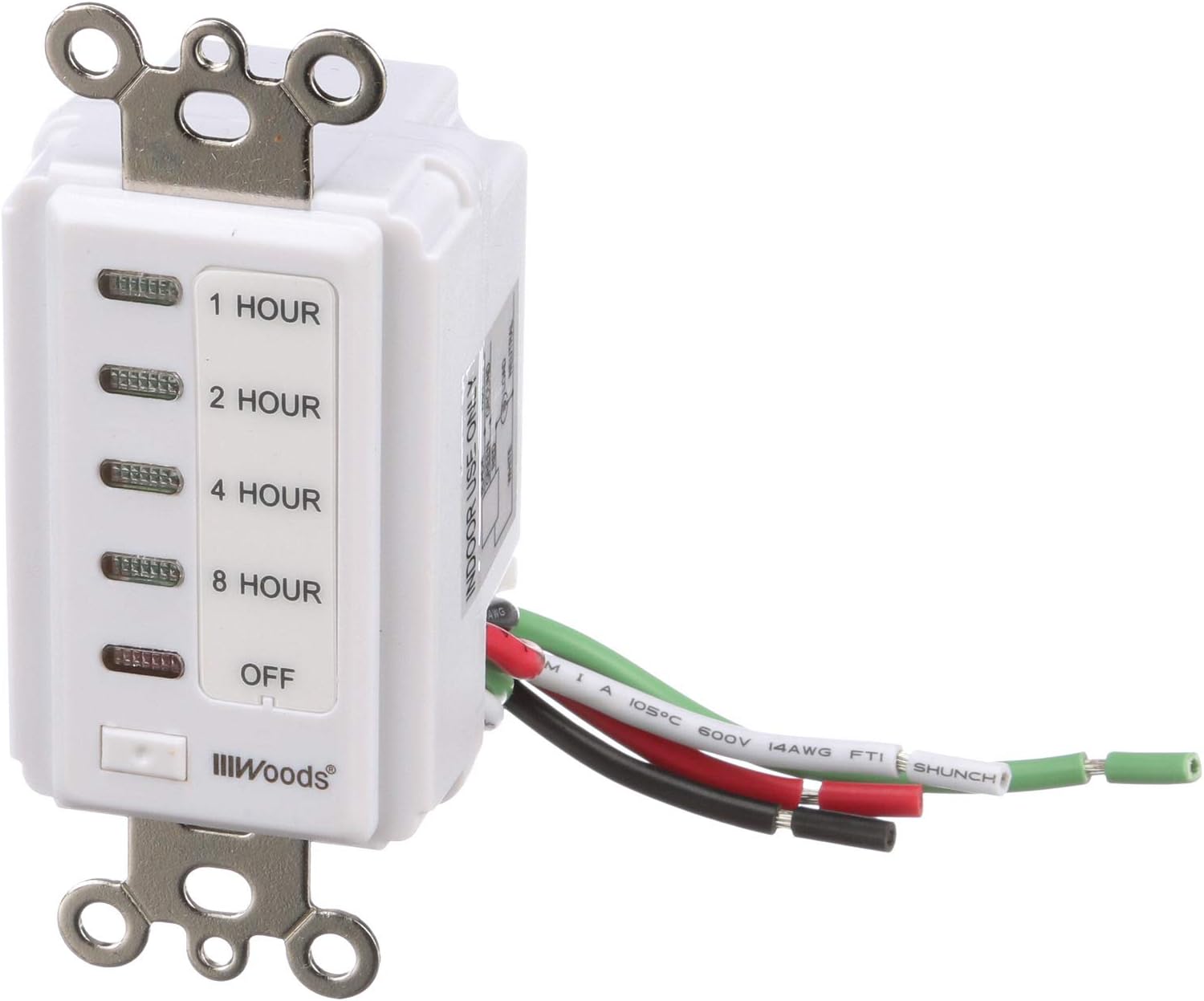White In-Wall Timer 120 V 15 A Q92304