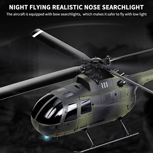 RC Helicopter with 6-axis Gyro Stabilization Altitude Hold 3 Batteries H216
