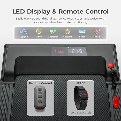 Compact Foldable Treadmill with LED Display Q3500