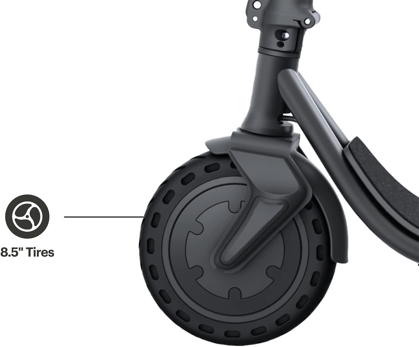Electric Scooter, 15 miles per hour, 16 miles Max Range, 250-Watt Motor, Black Z6764