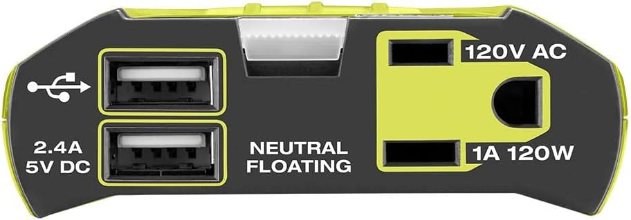 18V 120 Watt Automotive Power Source Inverter D4287