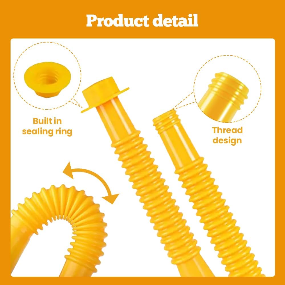Gas Can Spout Replacement Kit with Flexible Nozzle (1 Kit) A992
