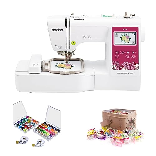 3.7-Inch LCD Touch Display Computerized Embroidery Machine with Sewing Bundle G76524