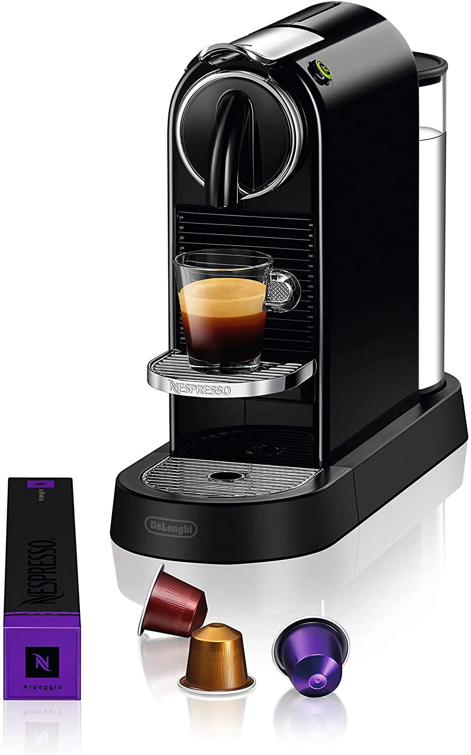 Black Coffee and Espresso Machine with Milk Frother E9314