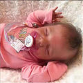 18" Realistic Soft Vinyl Silicone Full Body Sleeping Baby Doll J80958