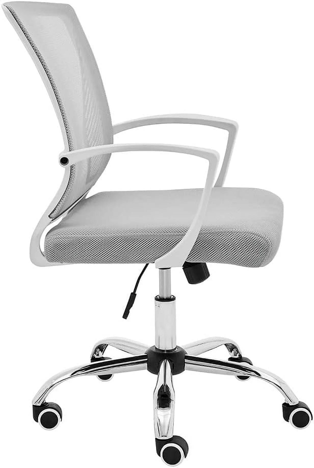 White Orange Mesh Back Desk Chair H752