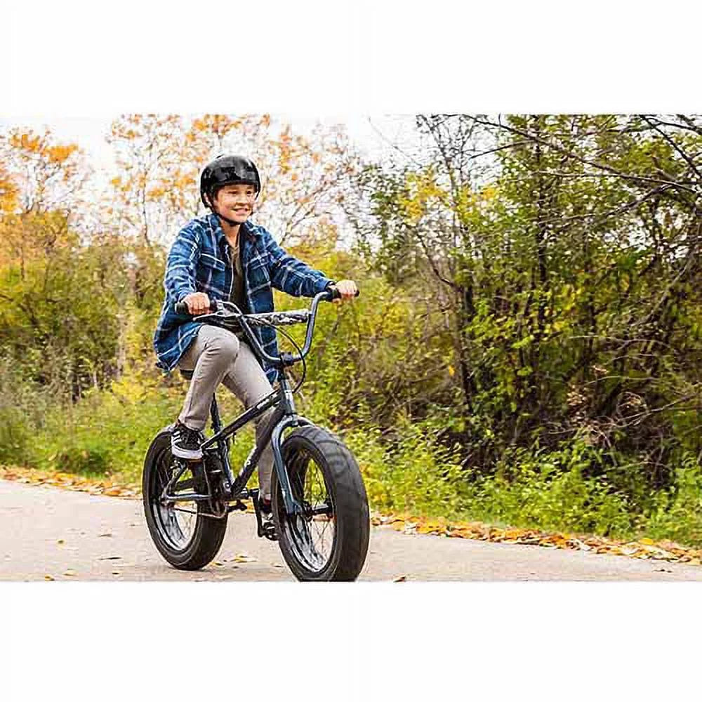 Black/Gray 20" Fat Tire Mountain Bike Z8415