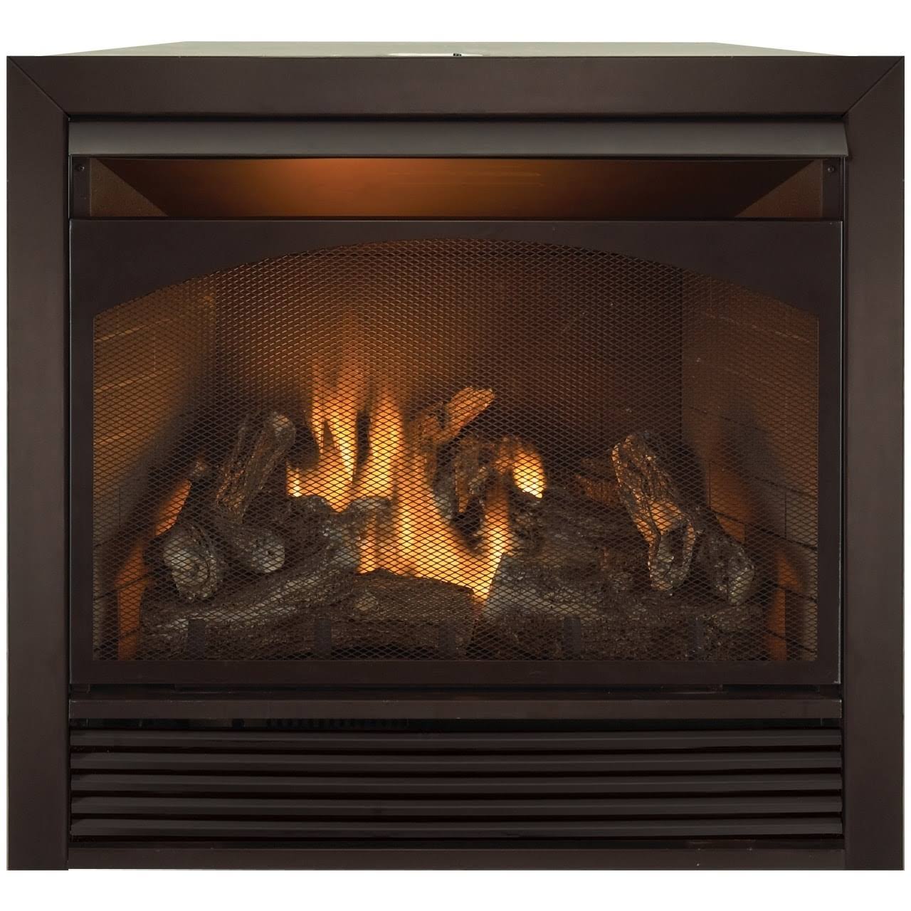 Dual Fuel Ventless Fireplace Insert - 32,000 BTU, Remote Control I9429